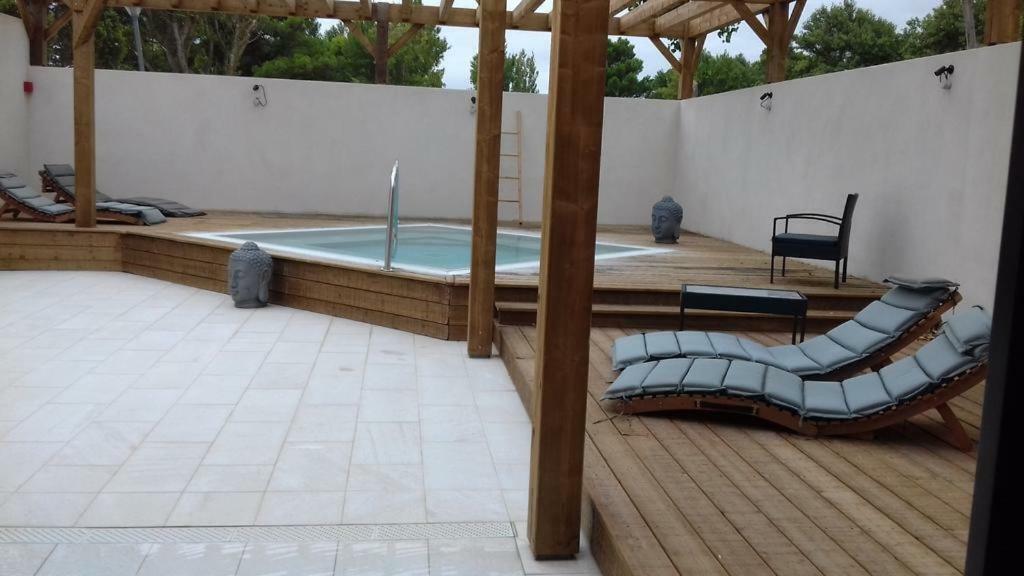 Mobil Home De Patricia Et Franck Narbonne-Plage Kültér fotó